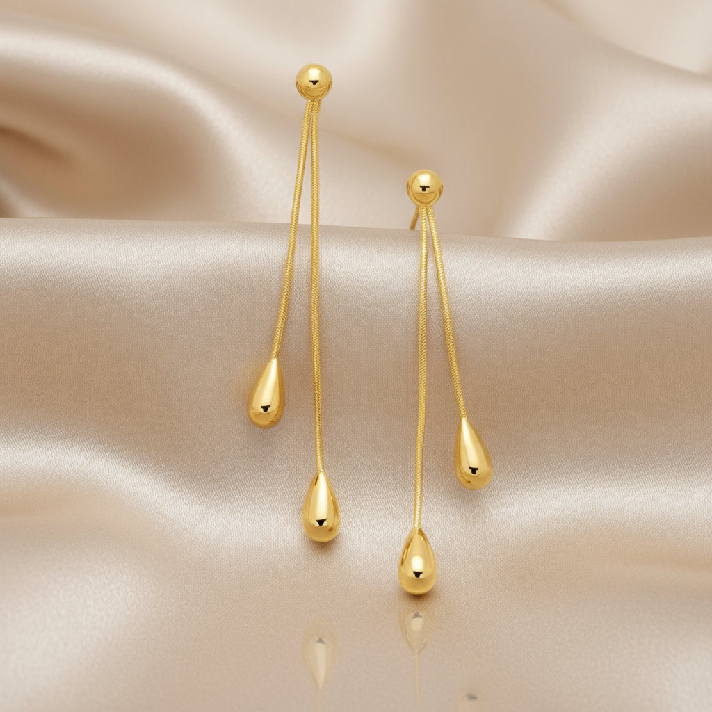 Gold Drop Earrings
