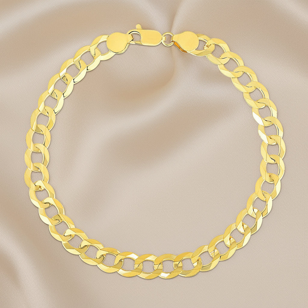 Gold Curb Bracelet