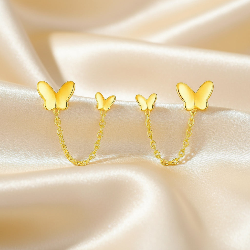 Double Piercing Earrings