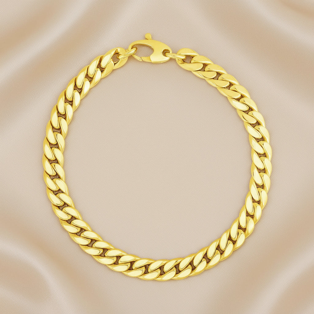 Gold Cuban Link Bracelets