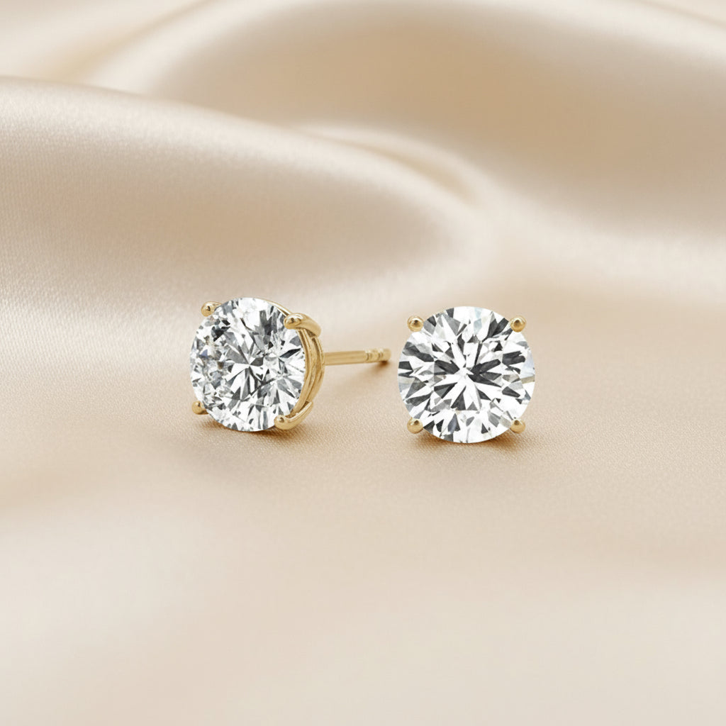 Diamond Stud Earrings