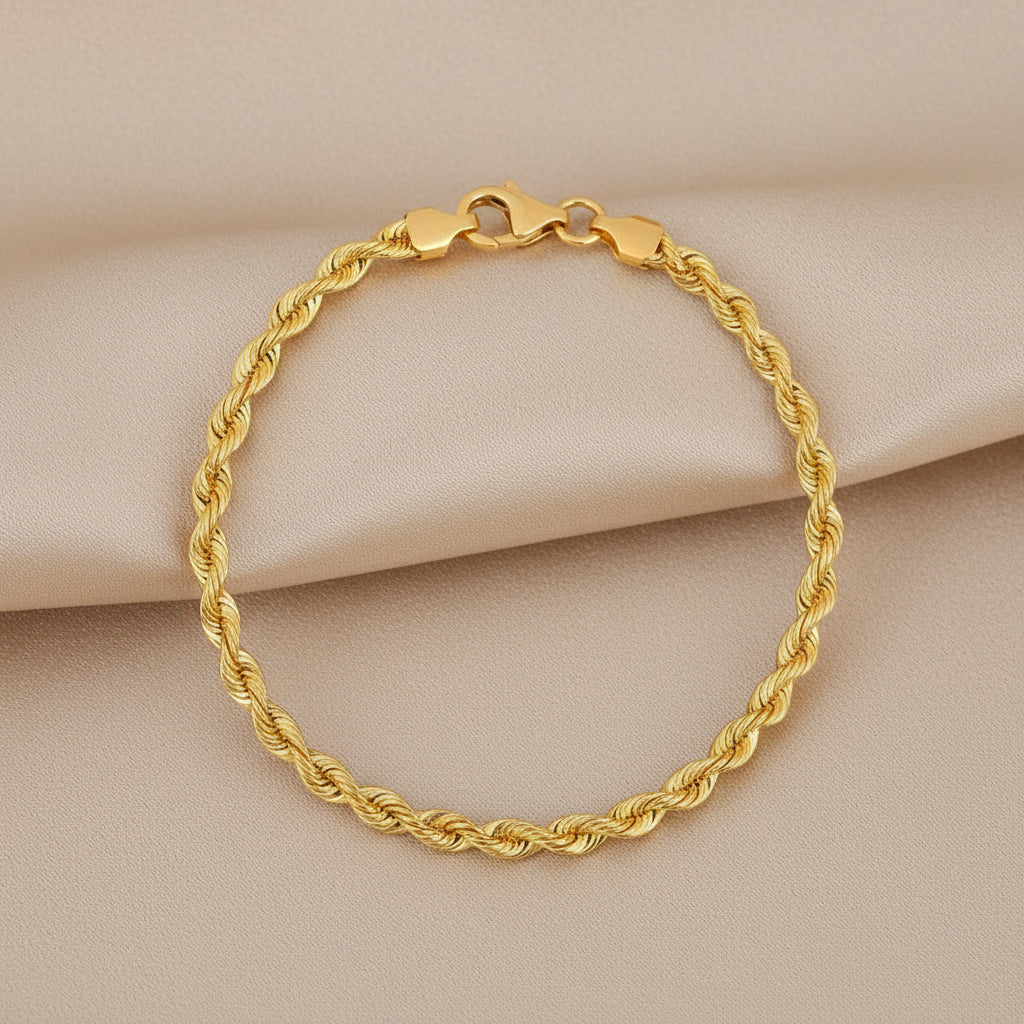 Gold Rope Chain Bracelets