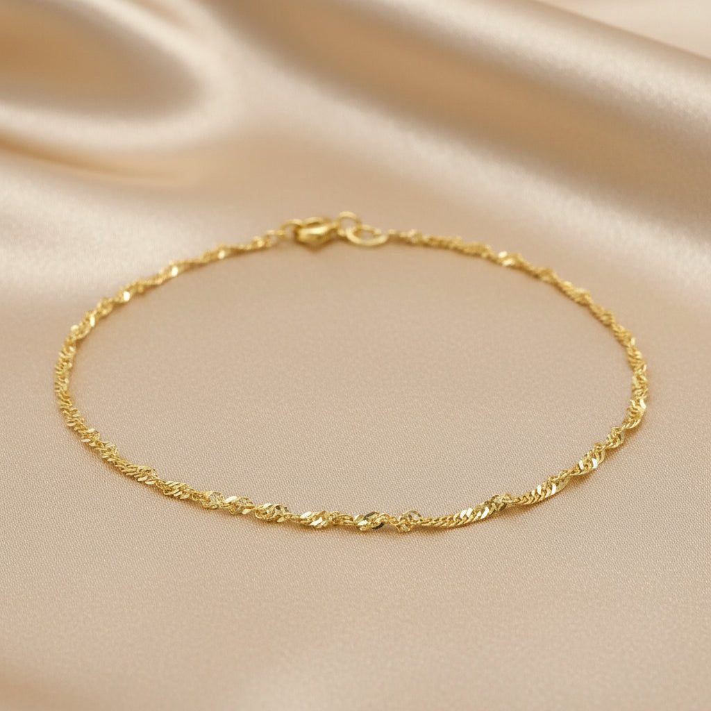 10k Gold Anklets