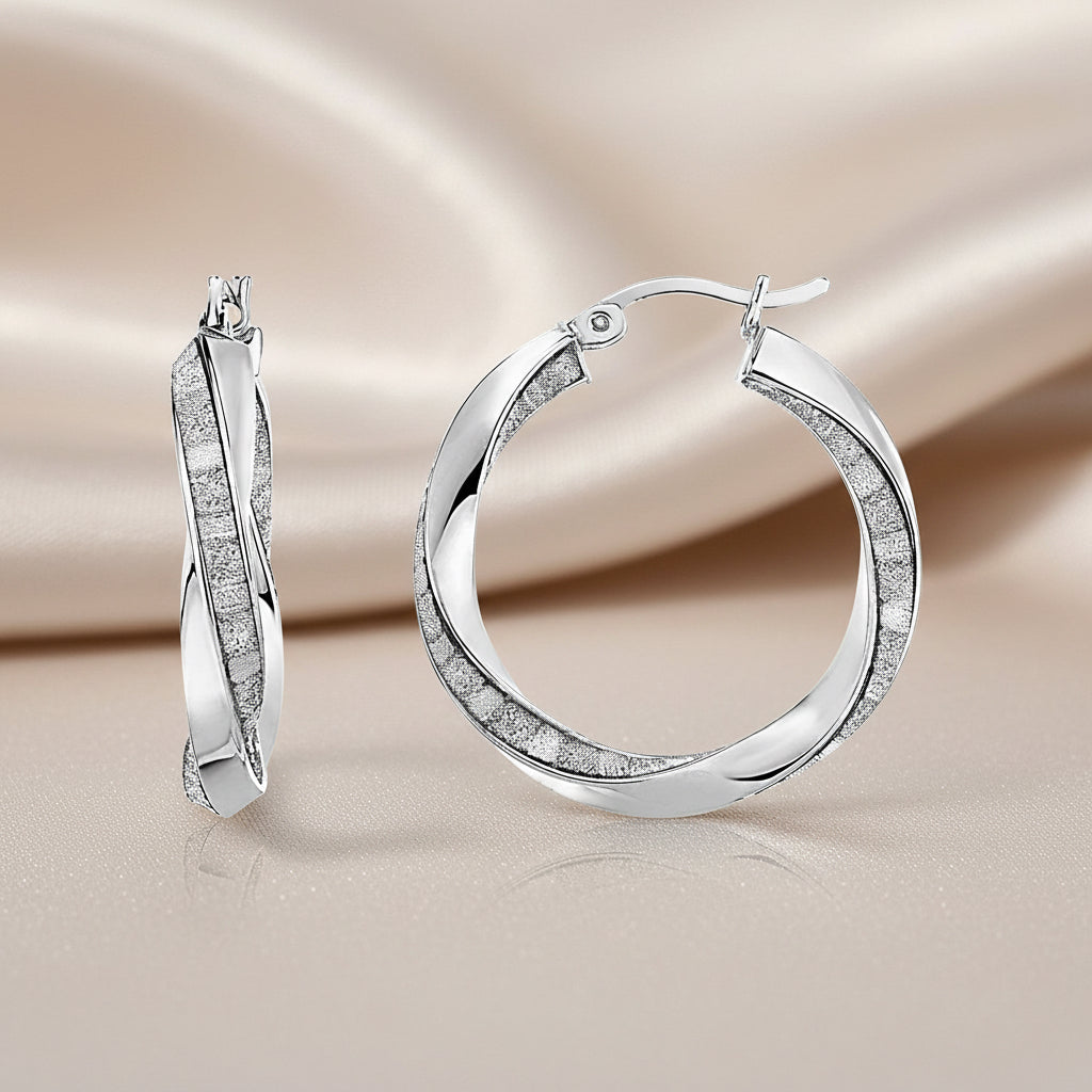 Sterling Silver Hoop Earrings