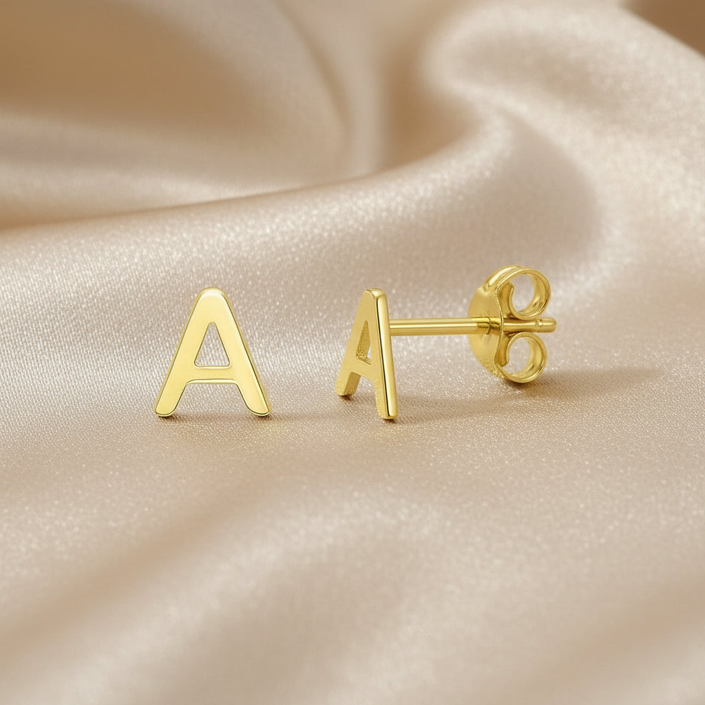 Initial Earrings
