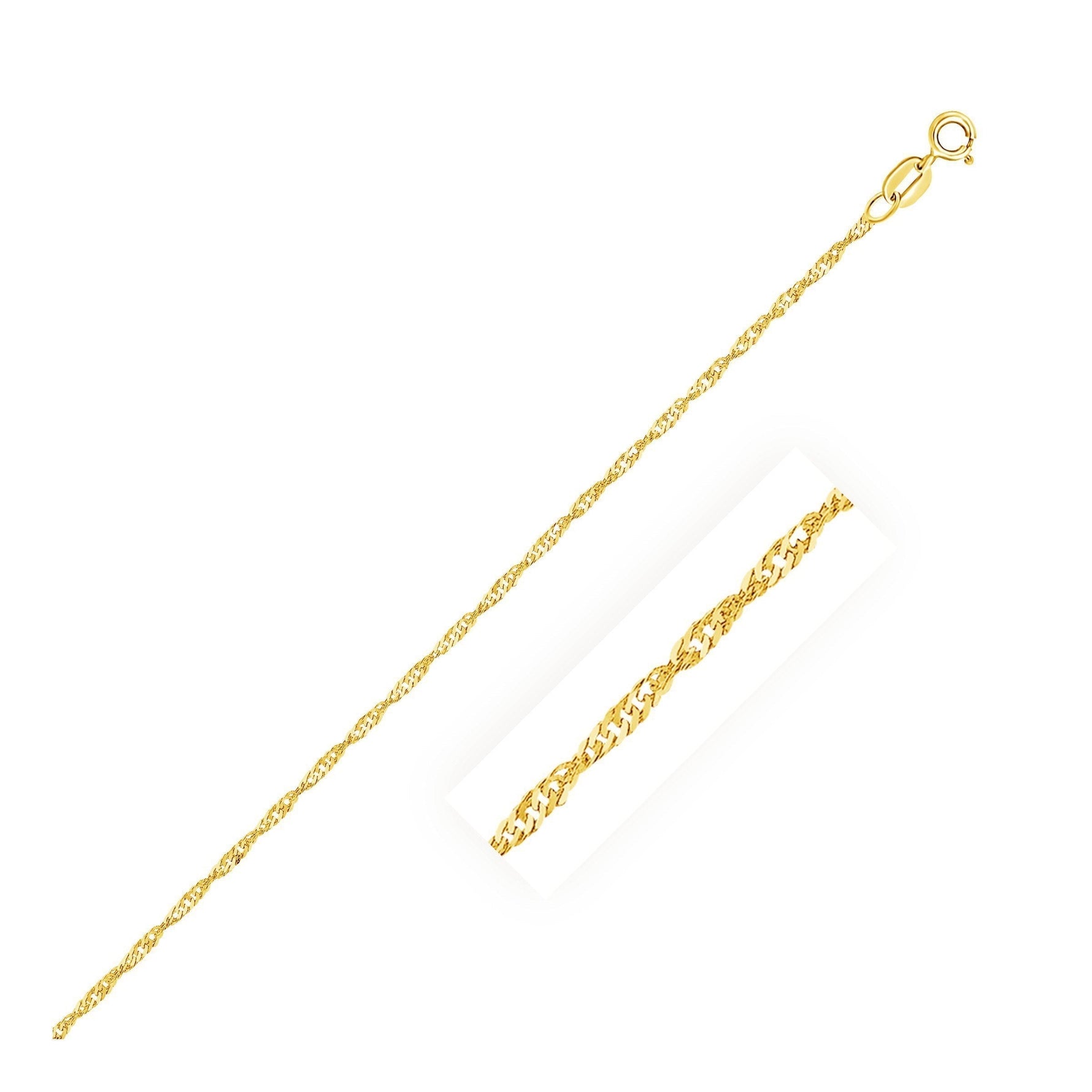 Gold Singapore Anklet Singapore Gold Anklet 