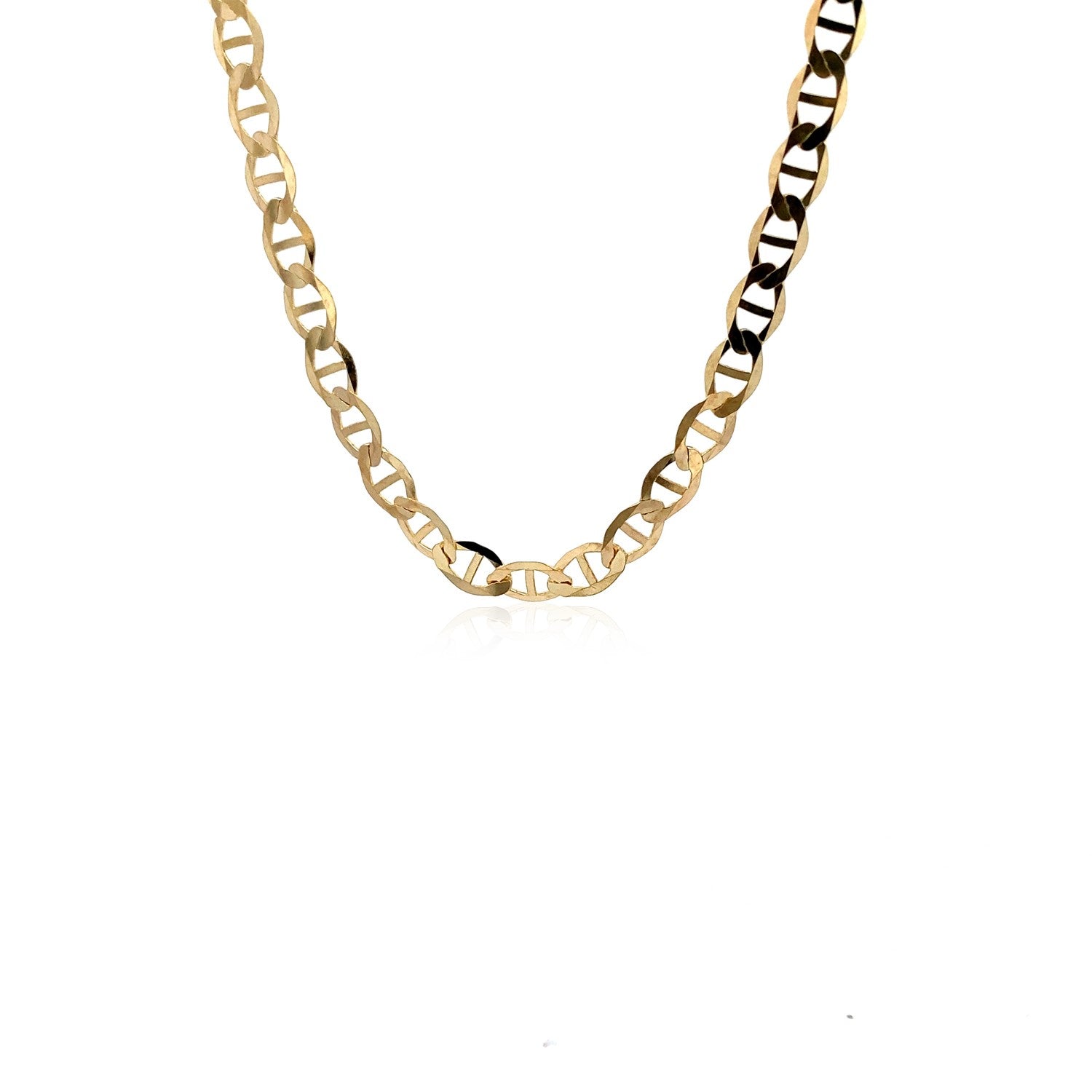 10k Yellow Gold Mariner Link Chain (5.10 mm)