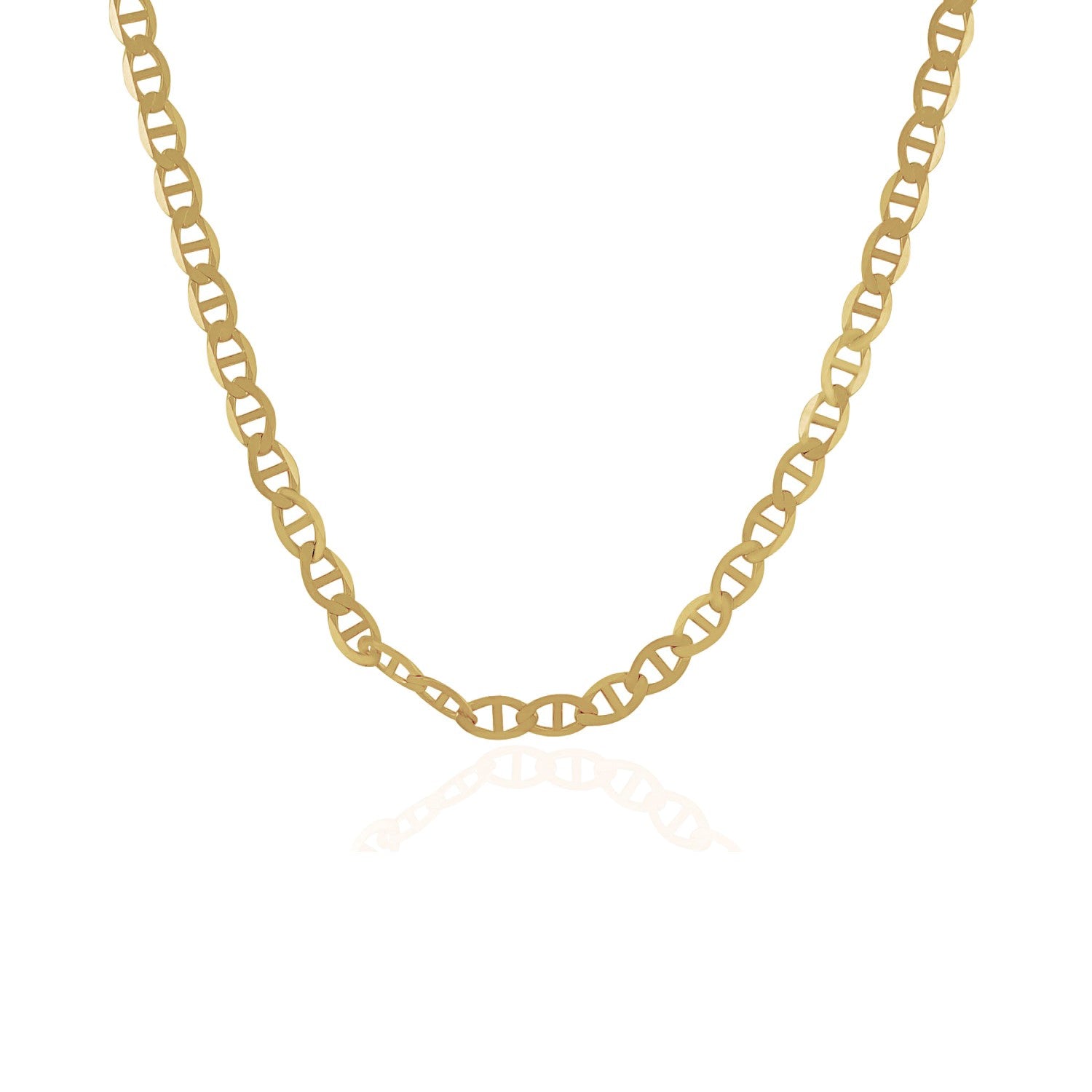 10k Yellow Gold Mariner Link Chain (4.50 mm)