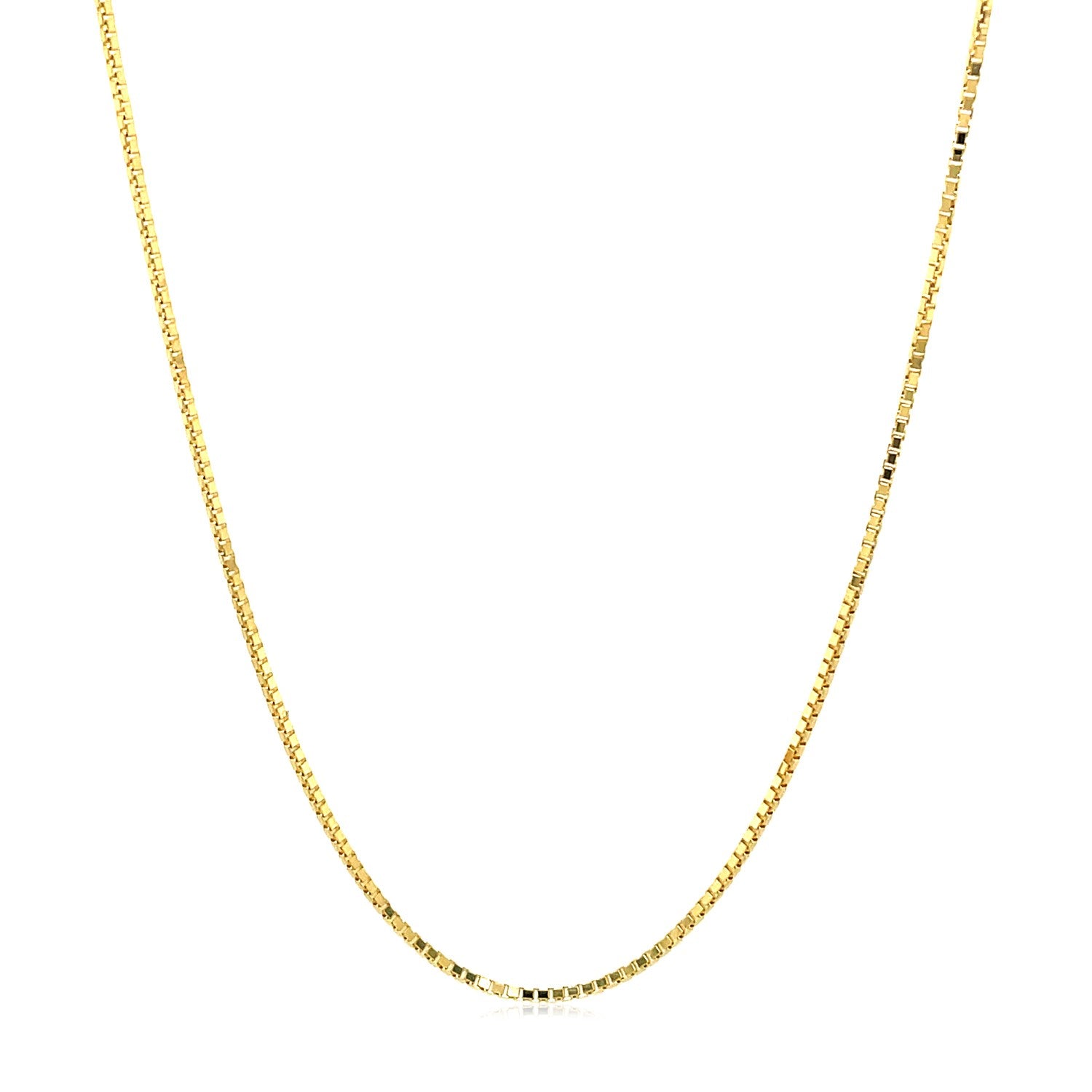 14k Yellow Gold Octagonal Box Chain (1.00 mm)