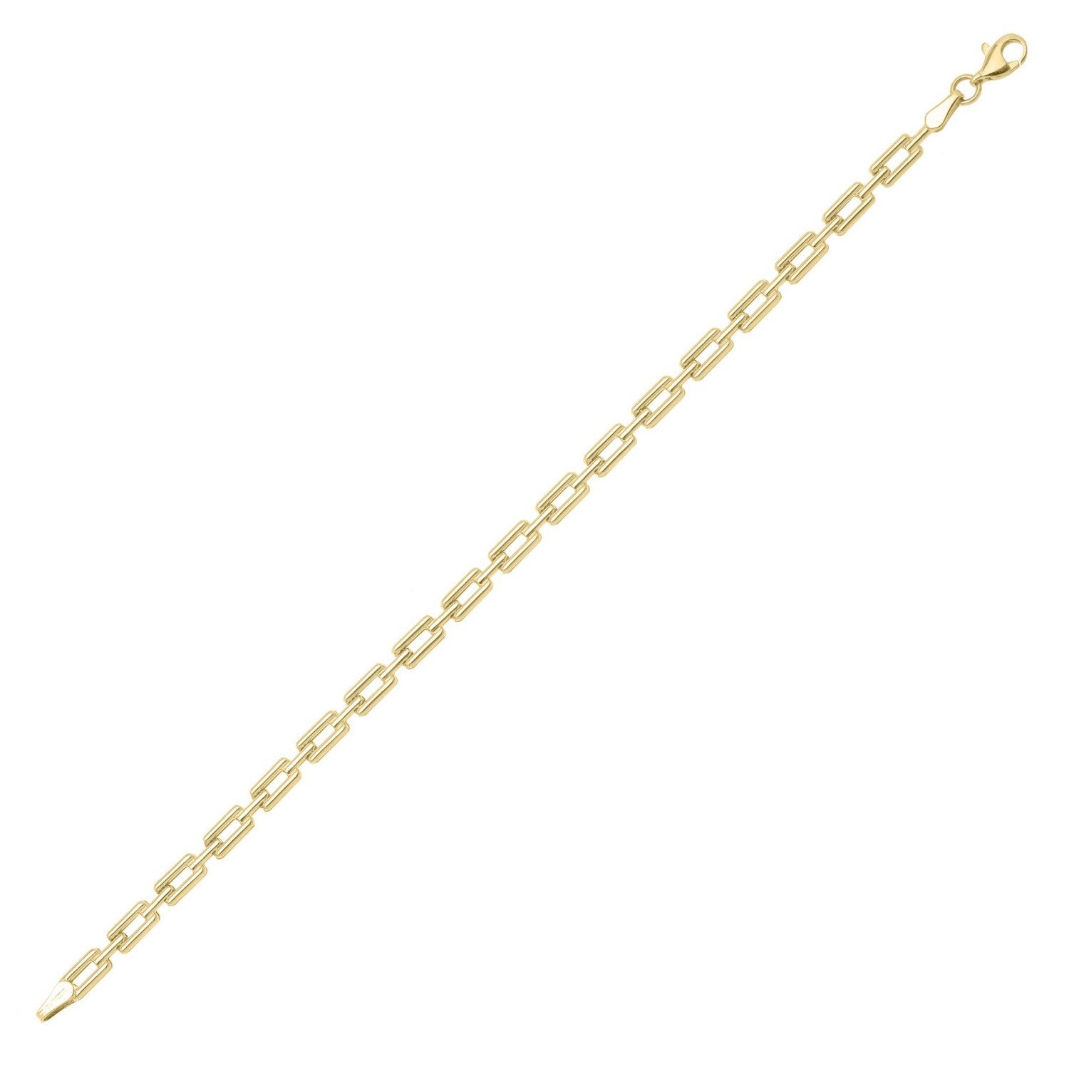 10K Yellow Gold Deco Link Bracelet