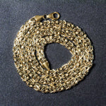 14k Yellow Gold Fancy Byzantine Chain Necklace - Lindove