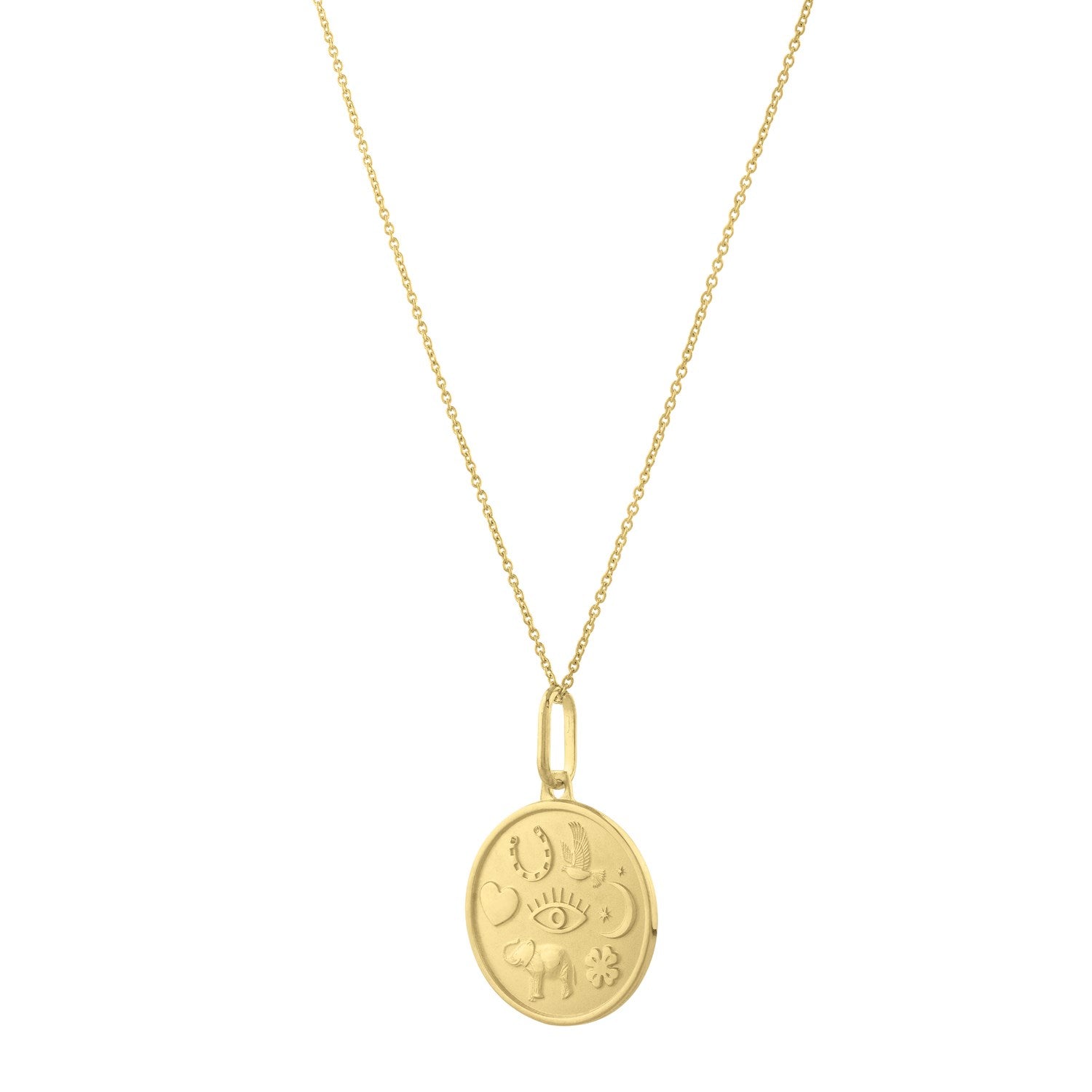 Lucky Charms Necklace in 14K Yellow Gold