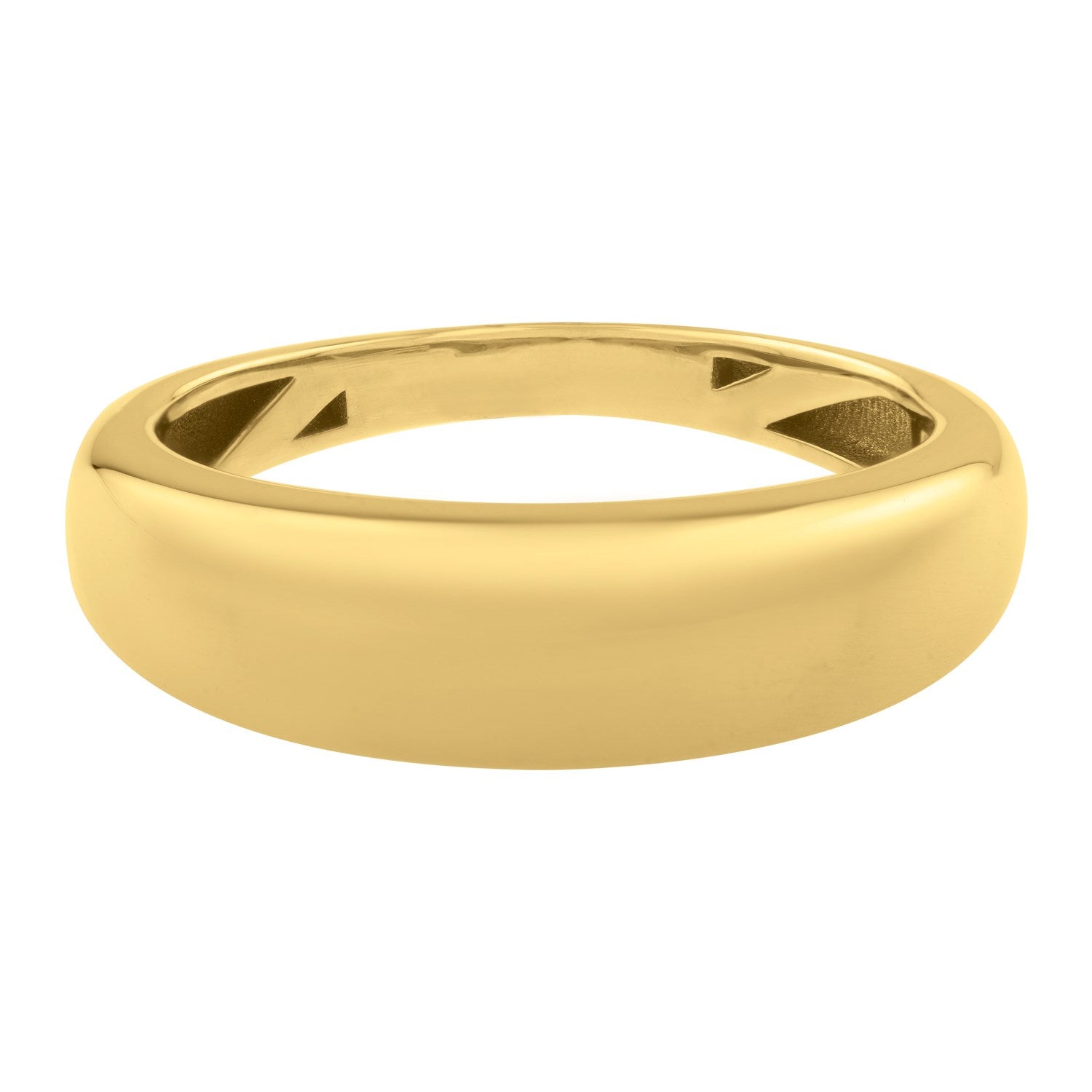 Graduated Dome Ring in 14K Yellow Gold (5.80 mm)