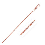 1.5mm 14K Rose Gold Sparkle Chain - Lindove