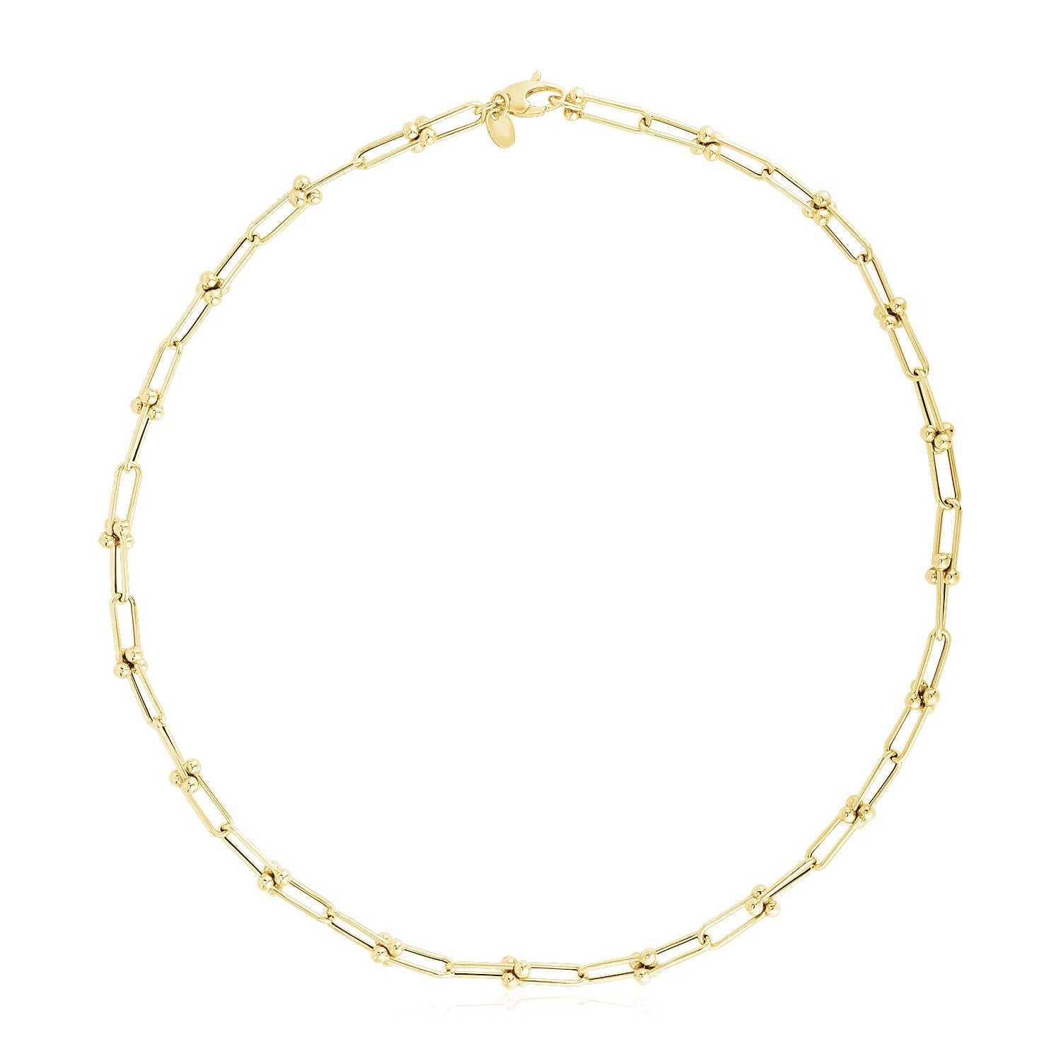 14k Yellow Gold High Polish Jax Link Chain (5.90 mm)