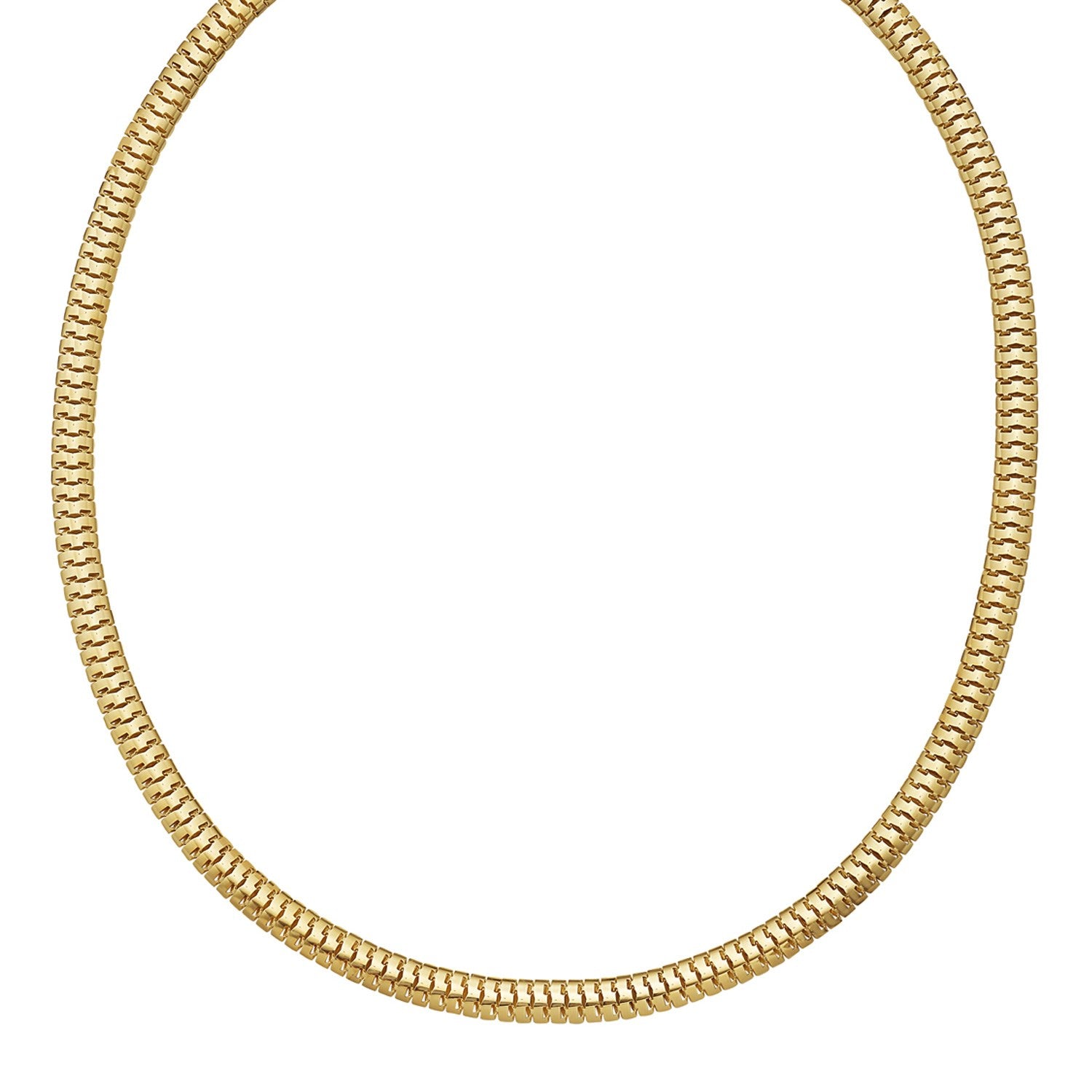 14K Yellow Gold Lite Oval Snake Chain (5.70 mm)