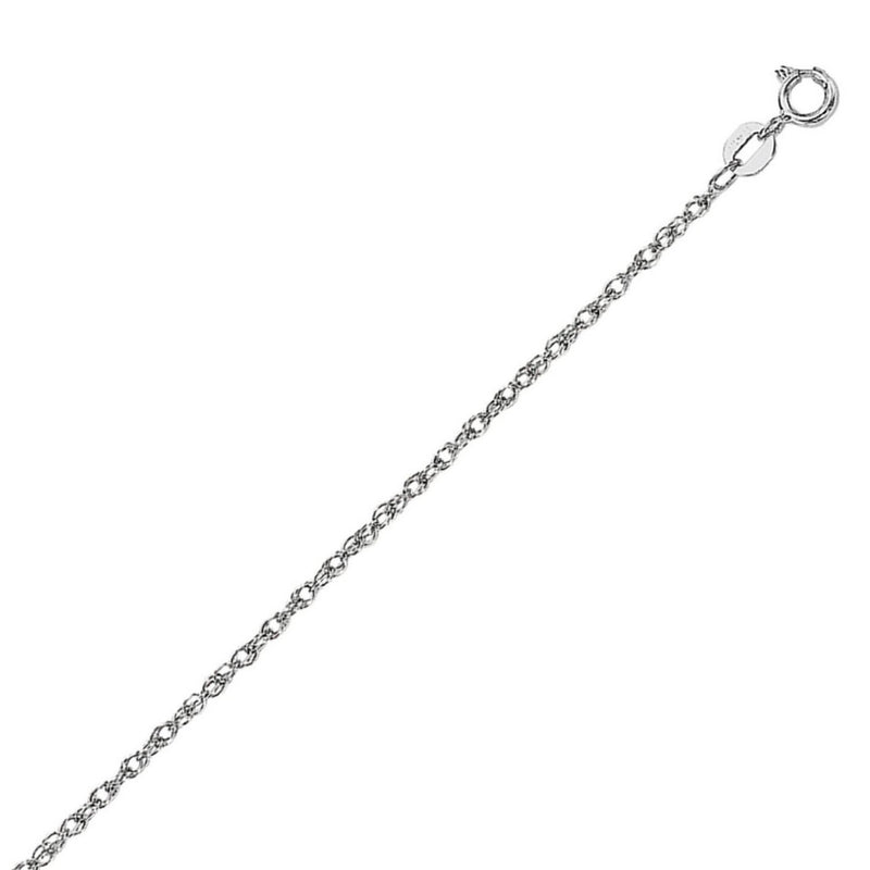 14k Gold Machine Rope Chain (0.95 mm)