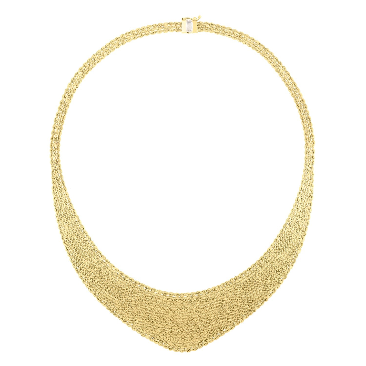 Cleopatra Gratuated Necklace in 14K Yellow Gold