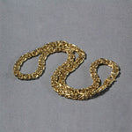 14k Yellow Gold Byzantine Motif Chain Necklace - Lindove