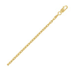 14k Yellow Gold French Cable Chain (1.9 mm) - Lindove
