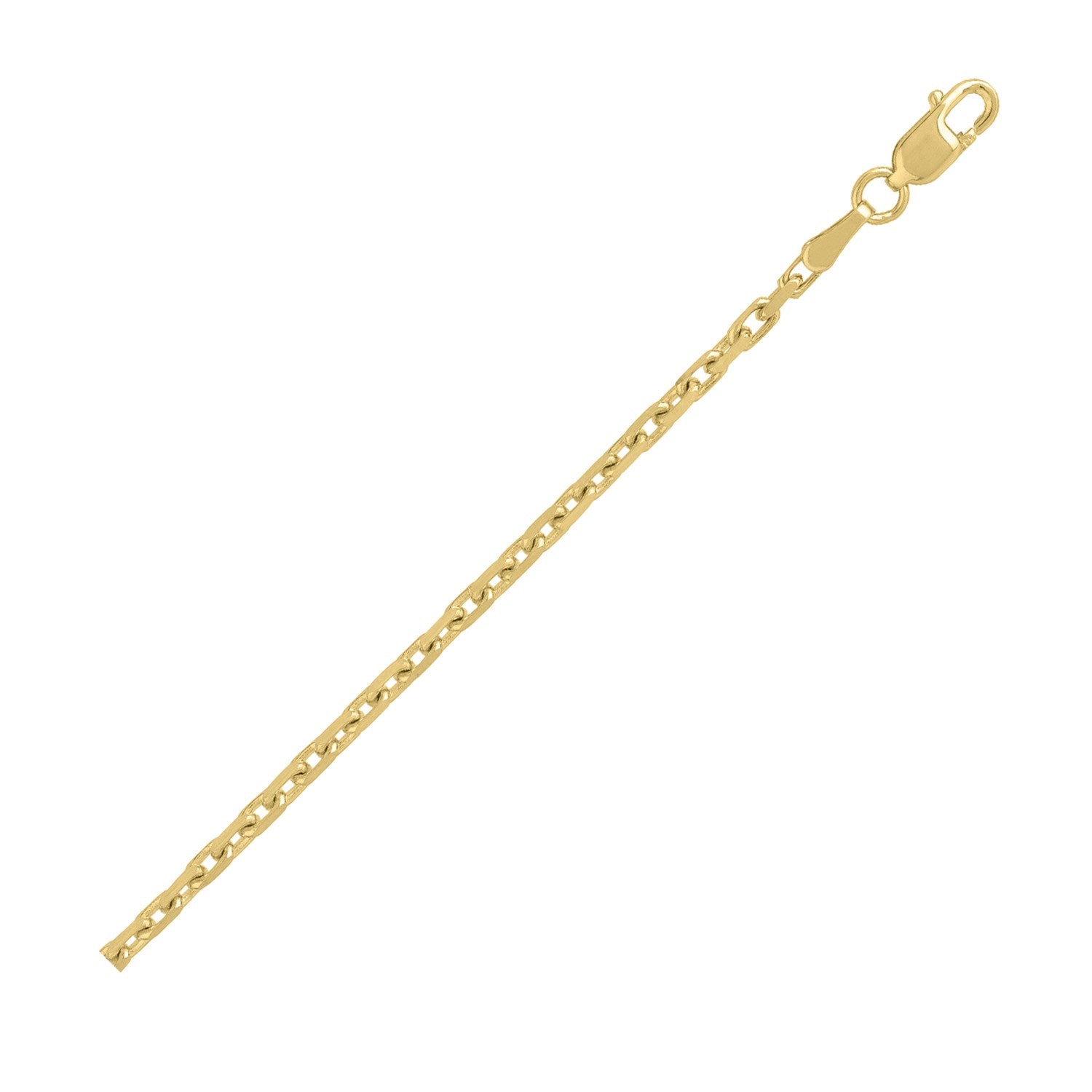 14k Yellow Gold French Cable Chain (1.9 mm) - Lindove