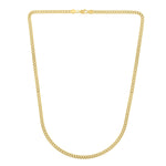 14k Yellow Gold Light Gourmette Chain (3.60 mm) - Lindove